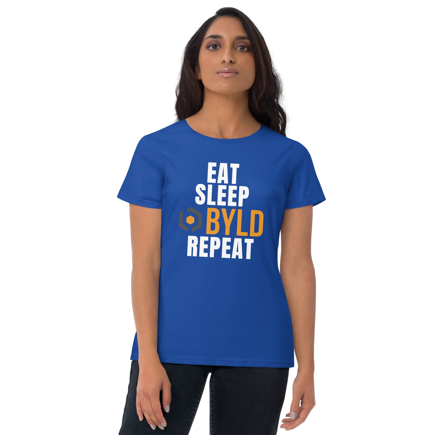 Eat Sleep BYLD Women's short sleeve t-shirt