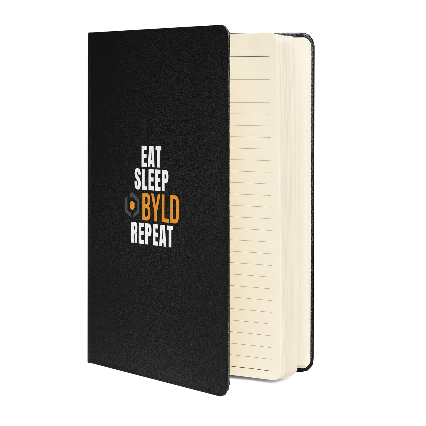 Eat Sleep BYLD Hardcover bound notebook