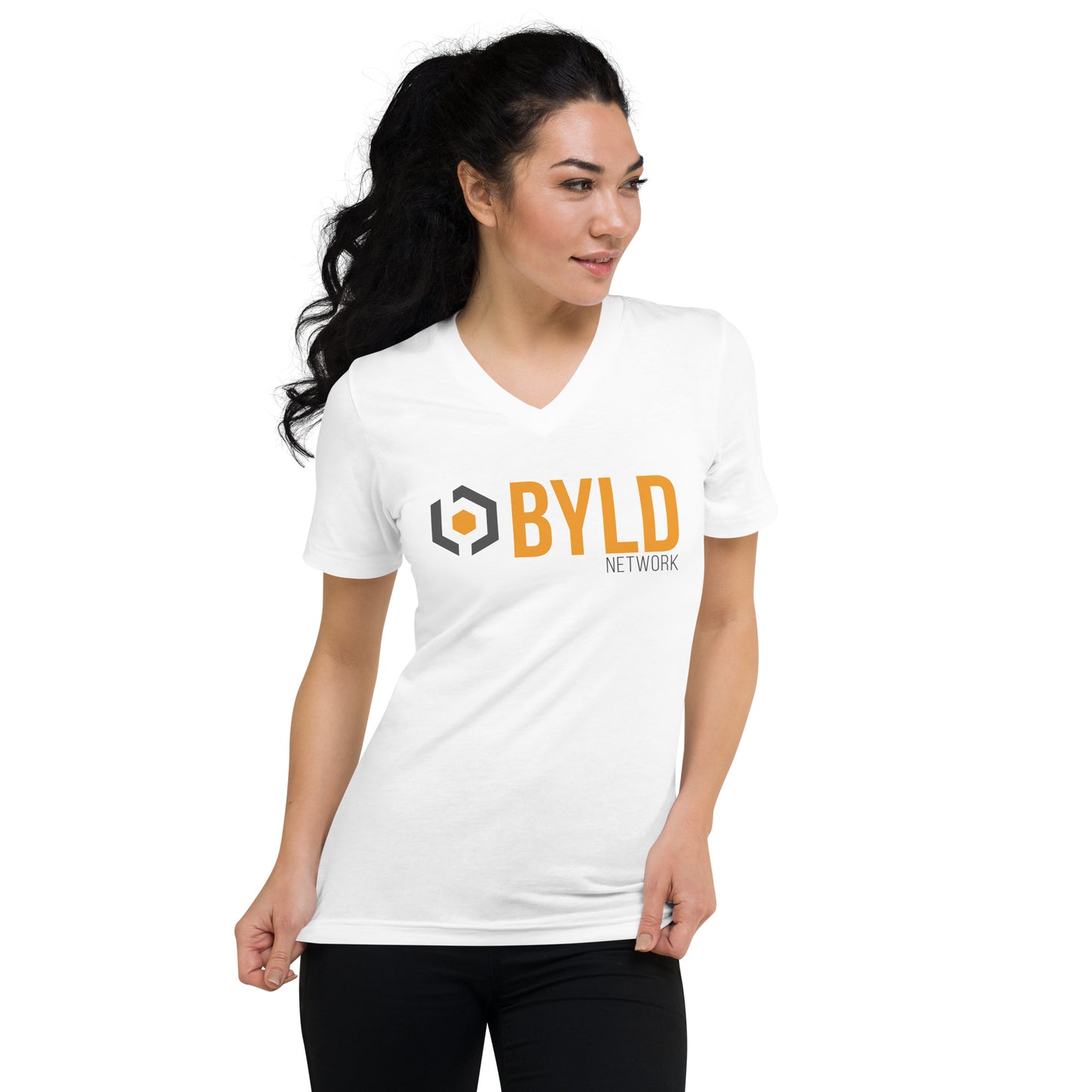 BYLD Unisex Short Sleeve V-Neck T-Shirt