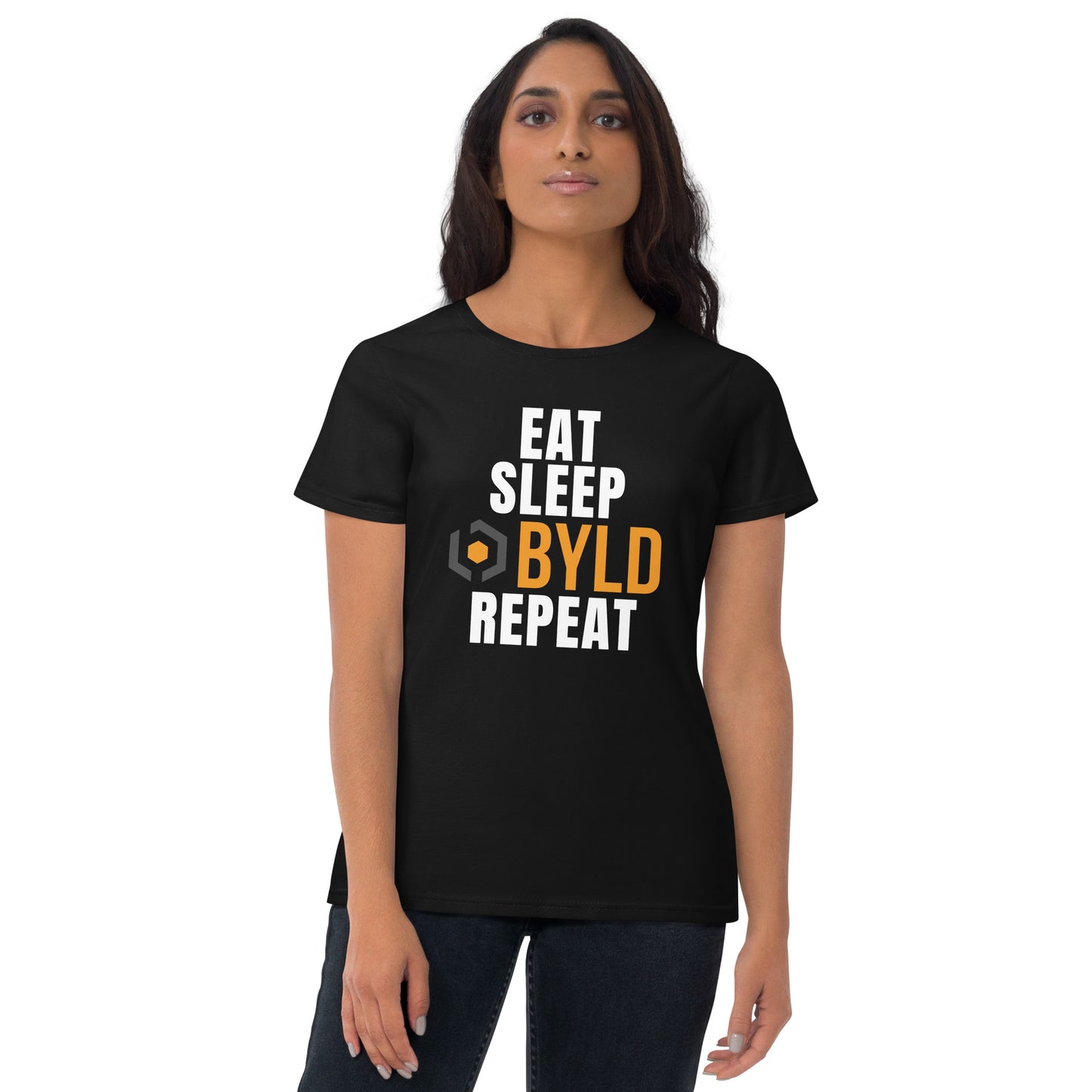 Eat Sleep BYLD Women's short sleeve t-shirt