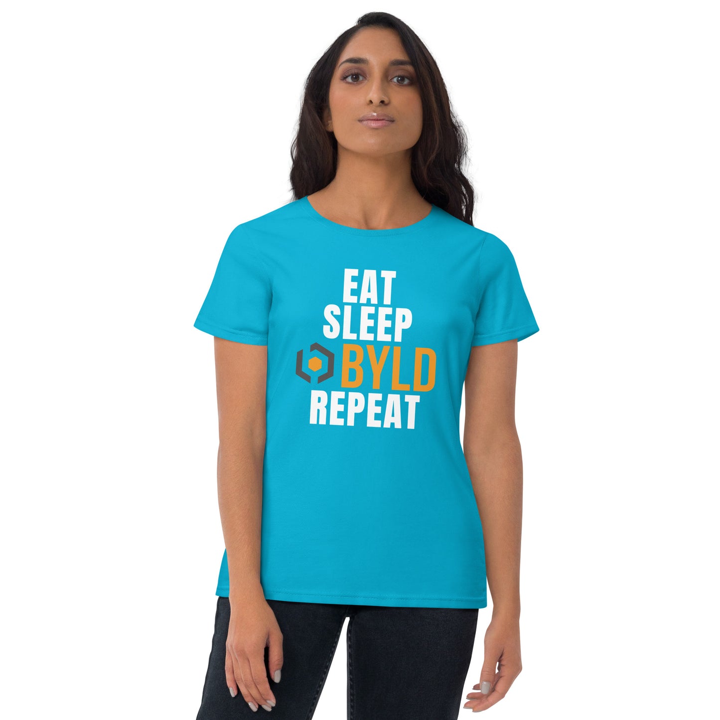 Eat Sleep BYLD Women's short sleeve t-shirt